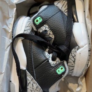 Infant Black and Gray Sneakers